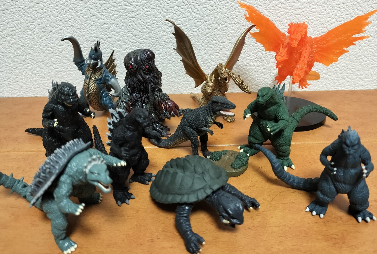 HG ゴジラ ガイガン キングギドラ - Godzilla メカゴジラ ヘドラ 他 7 