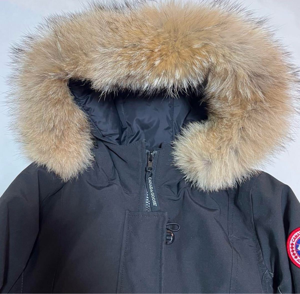 CANADA GOOSE カナダグース コヨーテファー ダウンジャケット ブラック 