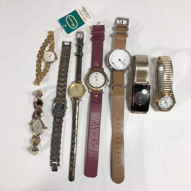 美品ですがジャンク品【SEIKOセイコー／agnes bアニエスベー／SWATCH スウォッチ等　計8点レディース腕時計／直せる方／部品取り】_1
