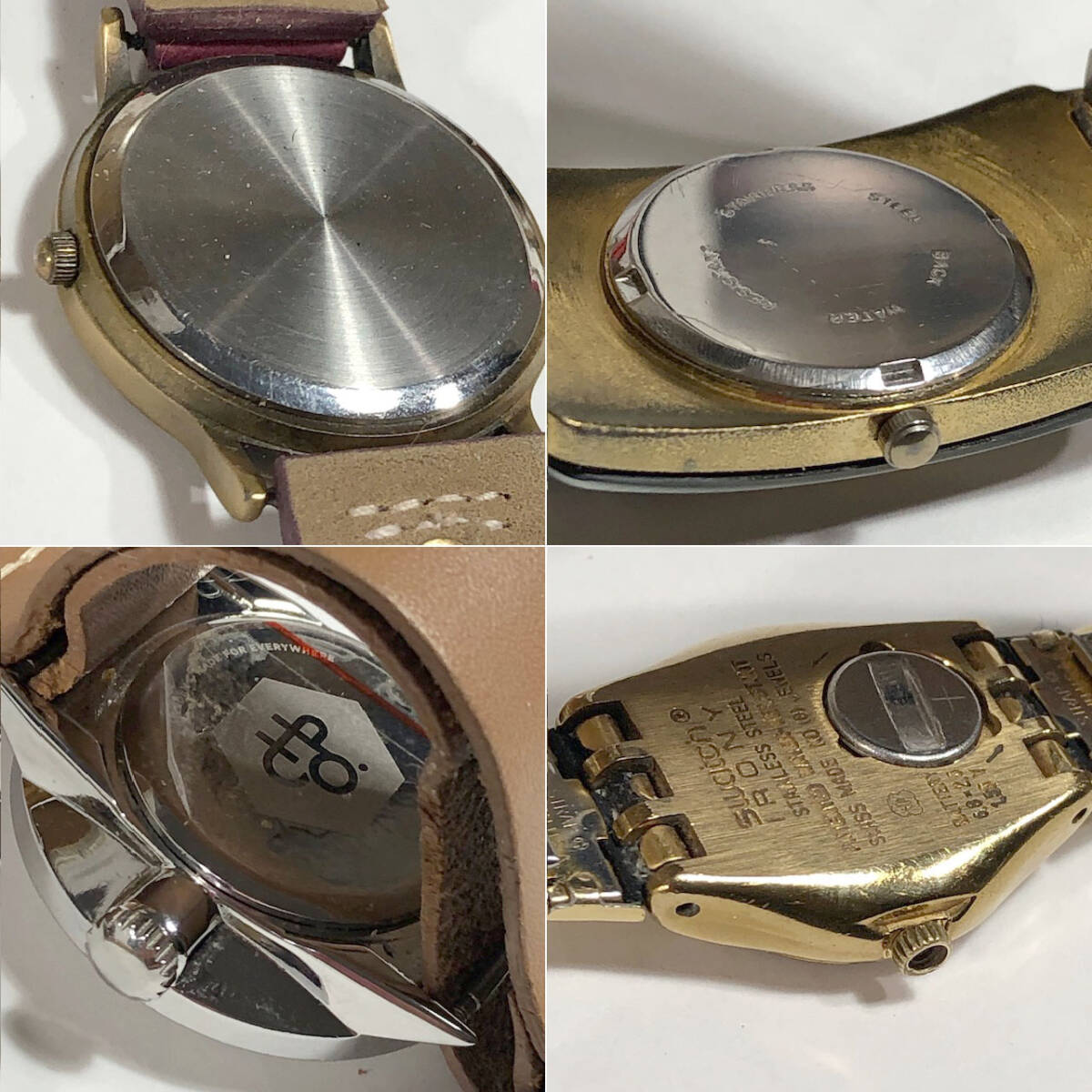 美品ですがジャンク品【SEIKOセイコー／agnes bアニエスベー／SWATCH スウォッチ等　計8点レディース腕時計／直せる方／部品取り】_5