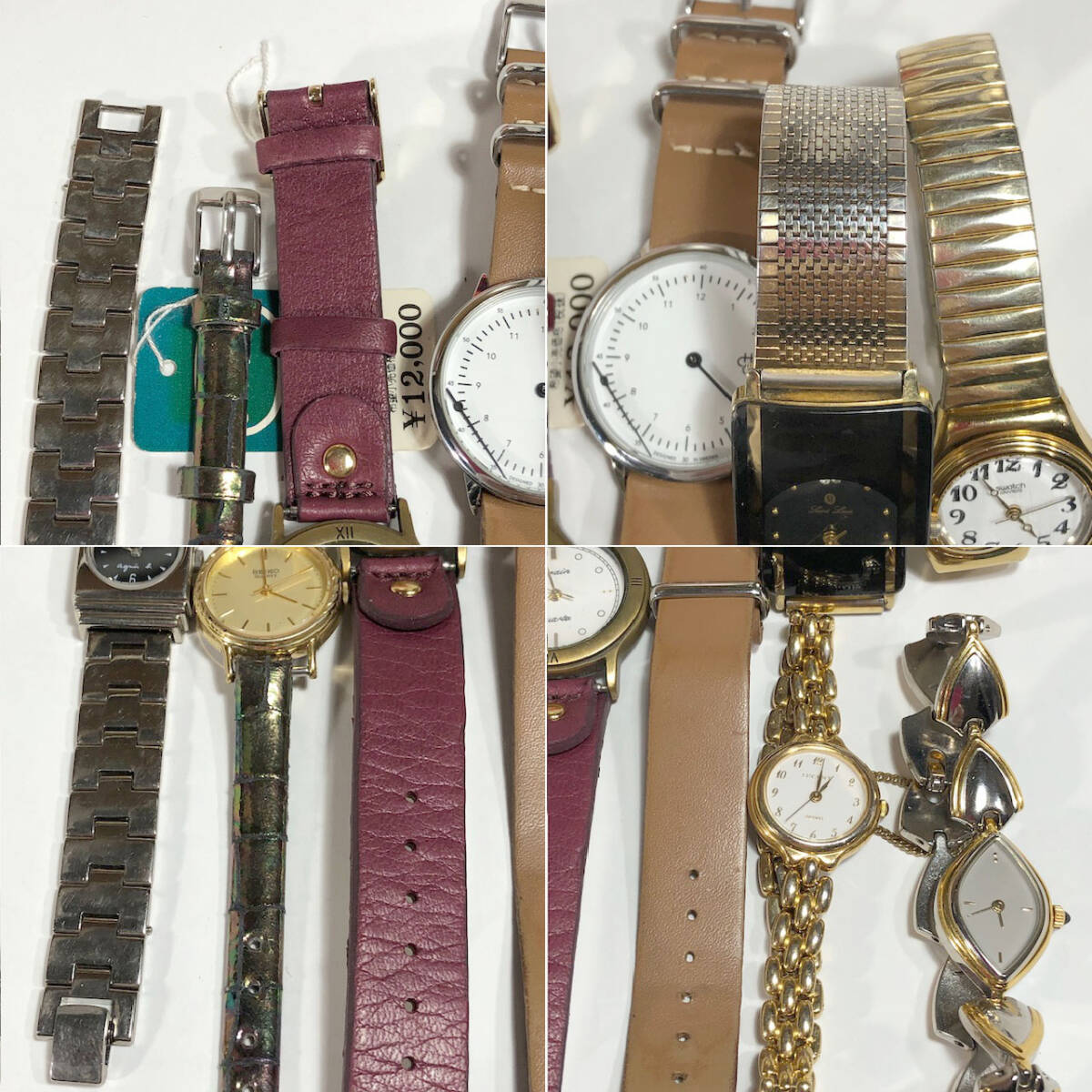 美品ですがジャンク品【SEIKOセイコー／agnes bアニエスベー／SWATCH スウォッチ等　計8点レディース腕時計／直せる方／部品取り】_9