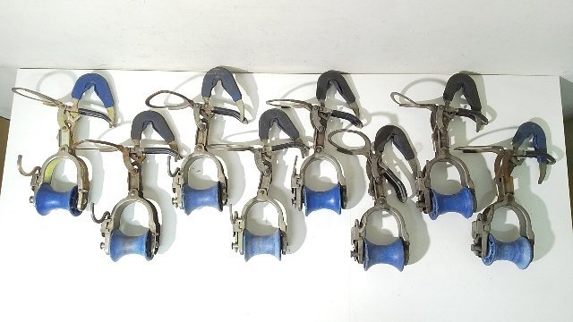 他の方発送× 1円スタート！) 藤井電工 FEC 架渉用金車 定格荷重0.5KN【8個セット