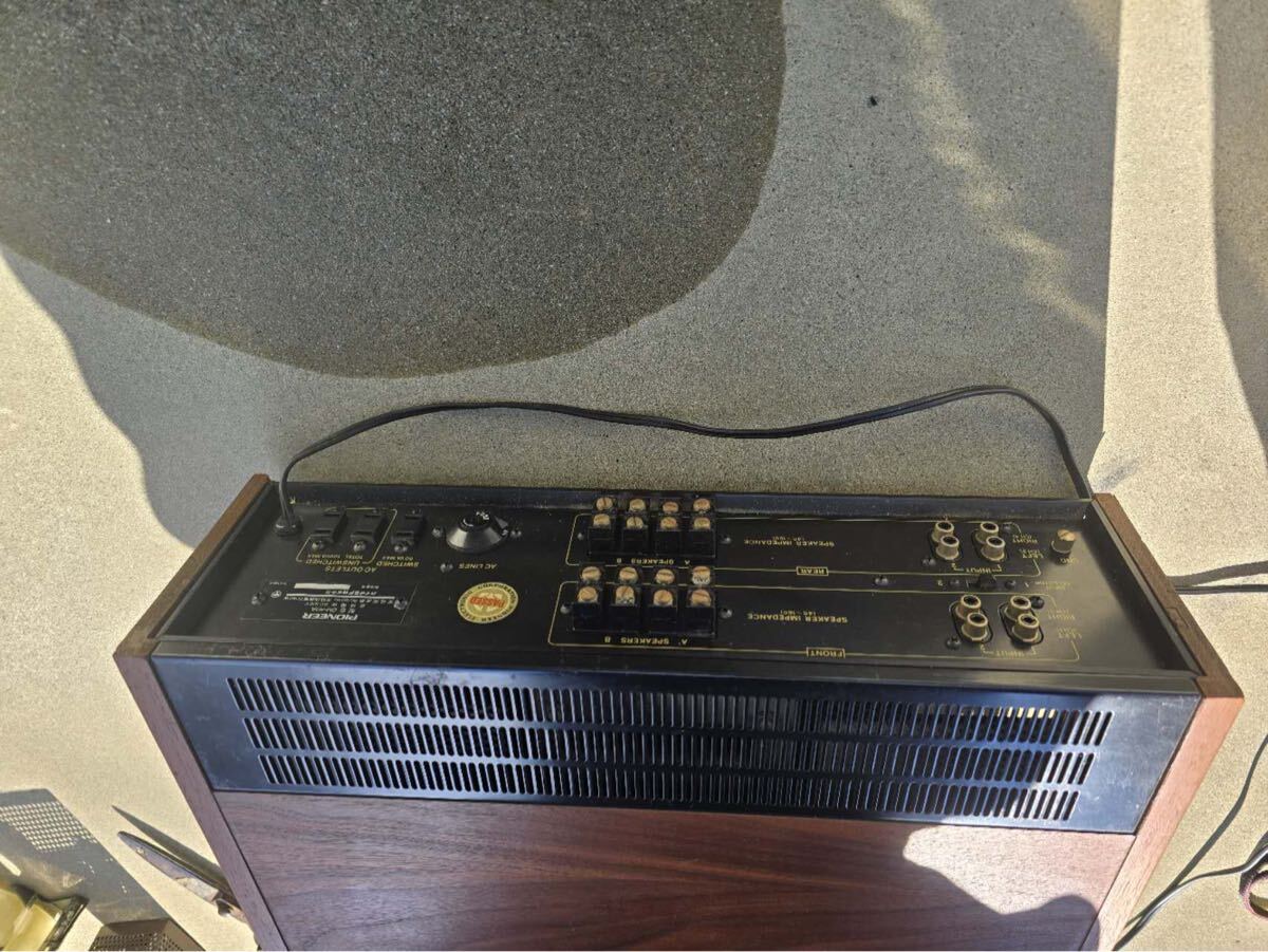 【音出し確認】Pioneer パイオニア パワーアンプ QM-80A 4チャンネルパワーアンプ 現状渡し (管.5) パイオニア パワーアンプ PIONEER QA-80A | re