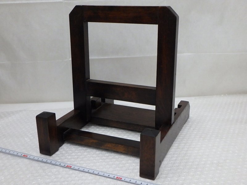 人気 P7597 木製 皿立て 額立て プレートスタンド 木工芸(木工、竹工芸)｜売買されたオークション情報、yahooの商品情報をアーカイブ公開 - オークファン 木工、竹工芸