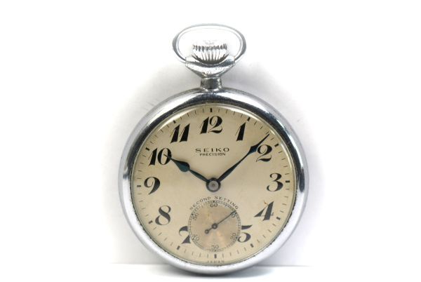 4 SEIKO セイコー PRECISION 国鉄 鉄道時計 懐中時計 昭和33年 レトロ