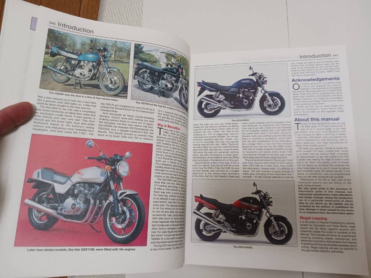 Suzuki GSX 1400 '02-'07 (Haynes Powersport) 英語版サービス マニュアル