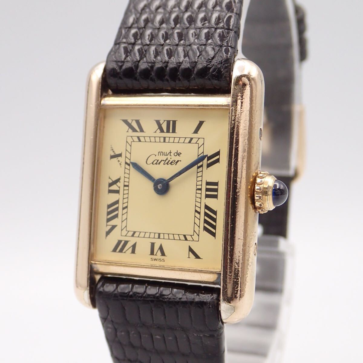 A/え10510/Cartier カルティエ/マストタンク/クオーツ/レディース 