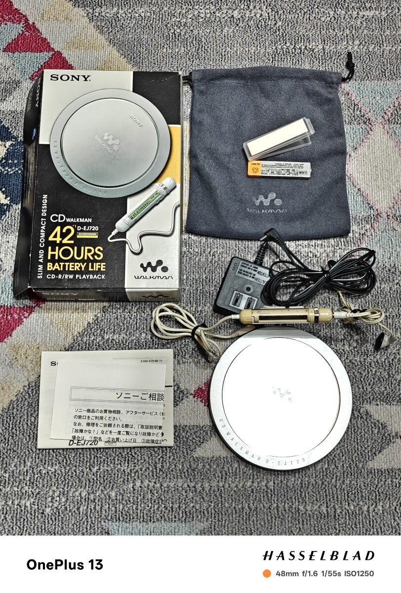 ソニー D-EJ720 S CDウォークマン 箱等あり 動作品 【公式通販】
