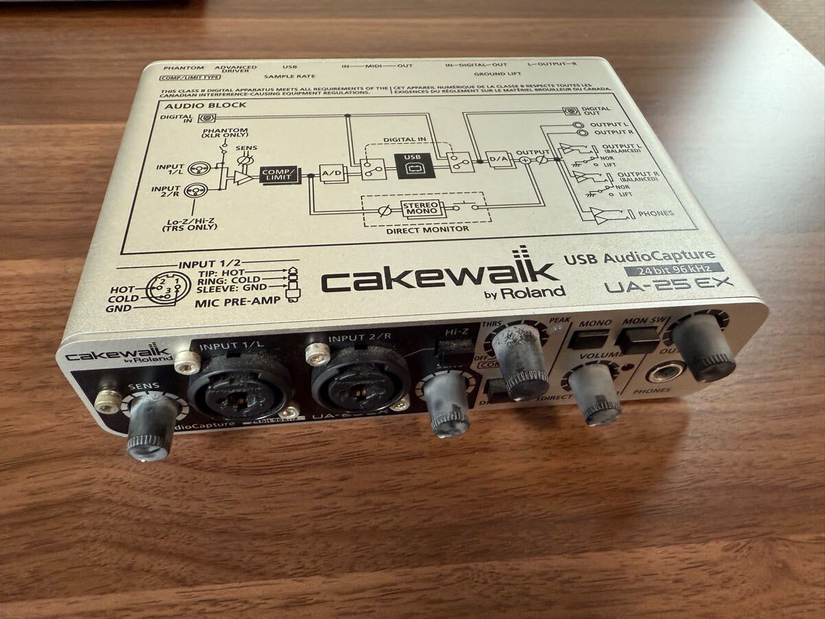 Roland UA-25EX Cakewalk Audio Capture USB Interface Edirol | eBay