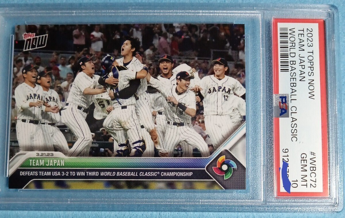 大谷翔平 Topps Now侍ジャパン 日本優勝 歓喜の瞬間 WBC72 カード 
