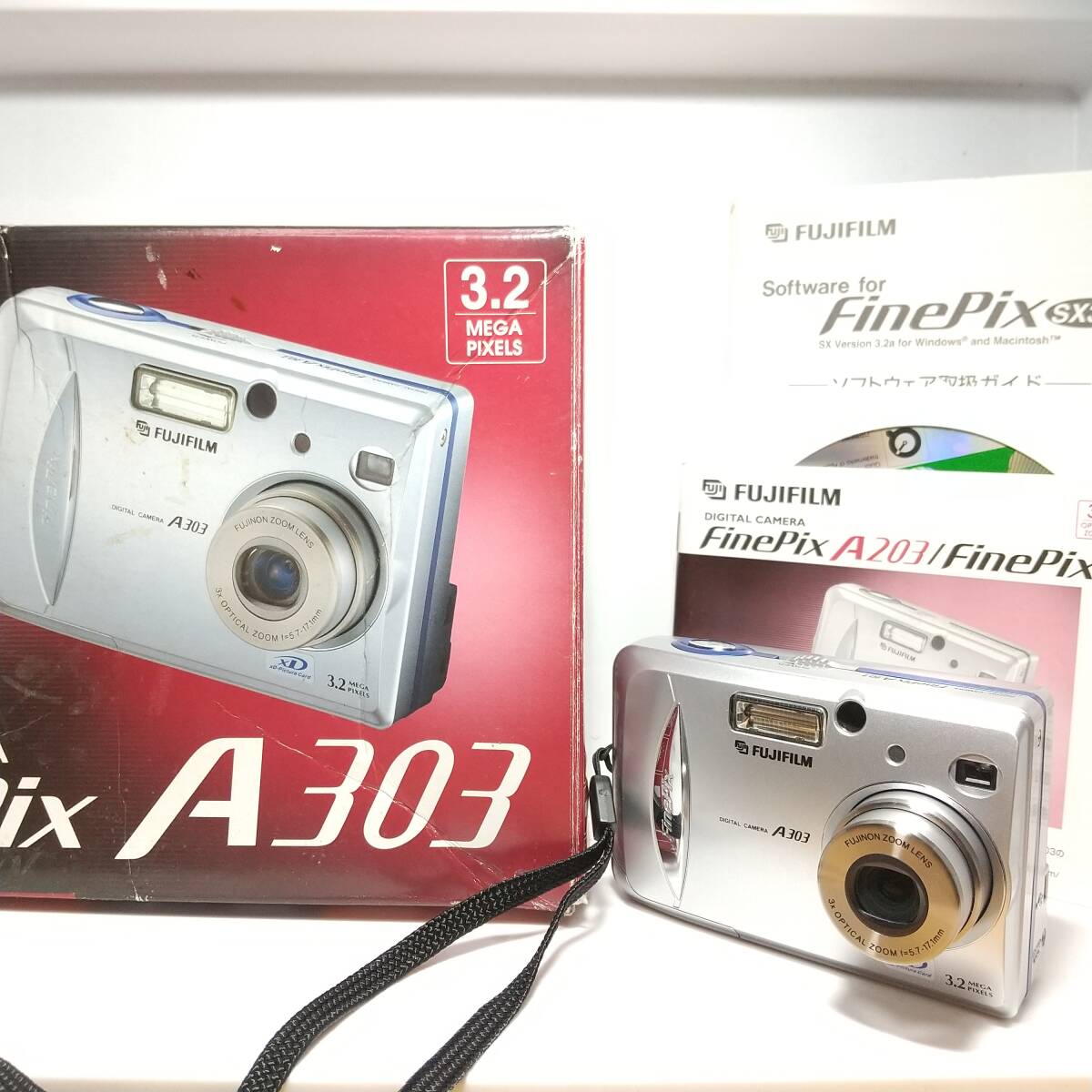 A303 FinePix FUJIFILM FINEPIX Fujifilm Digital Camera 3.2MP SERIES 