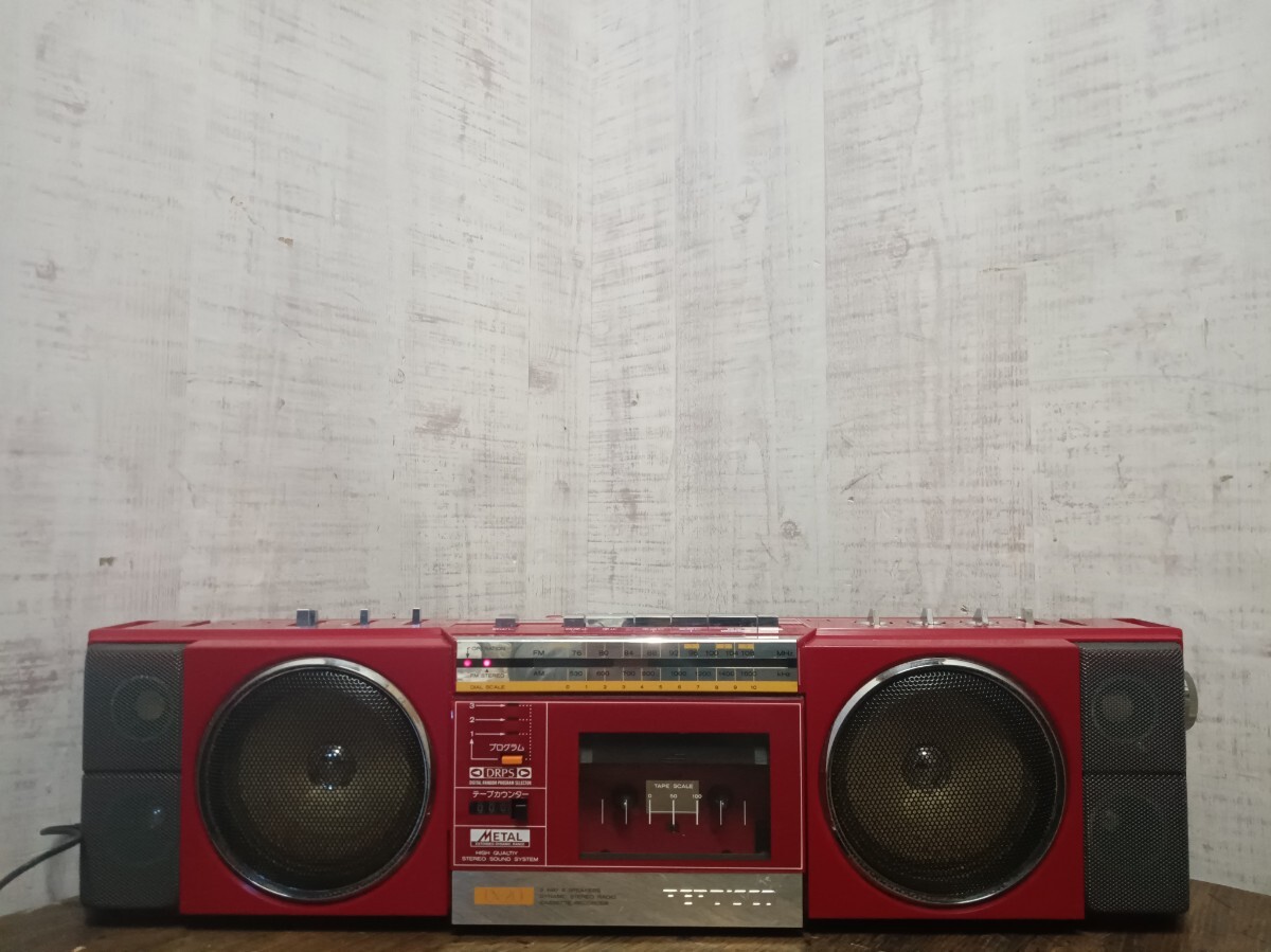 当時物 HITACHI 日立 ヒタチ TRK-LX20 PERDISCO パディスコ ラジカセ