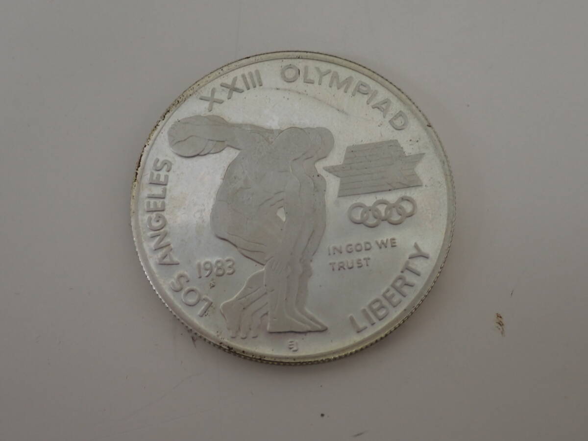 Yahoo!オークション 「ロサンゼルスオリンピック (貨幣 銀貨」硬貨