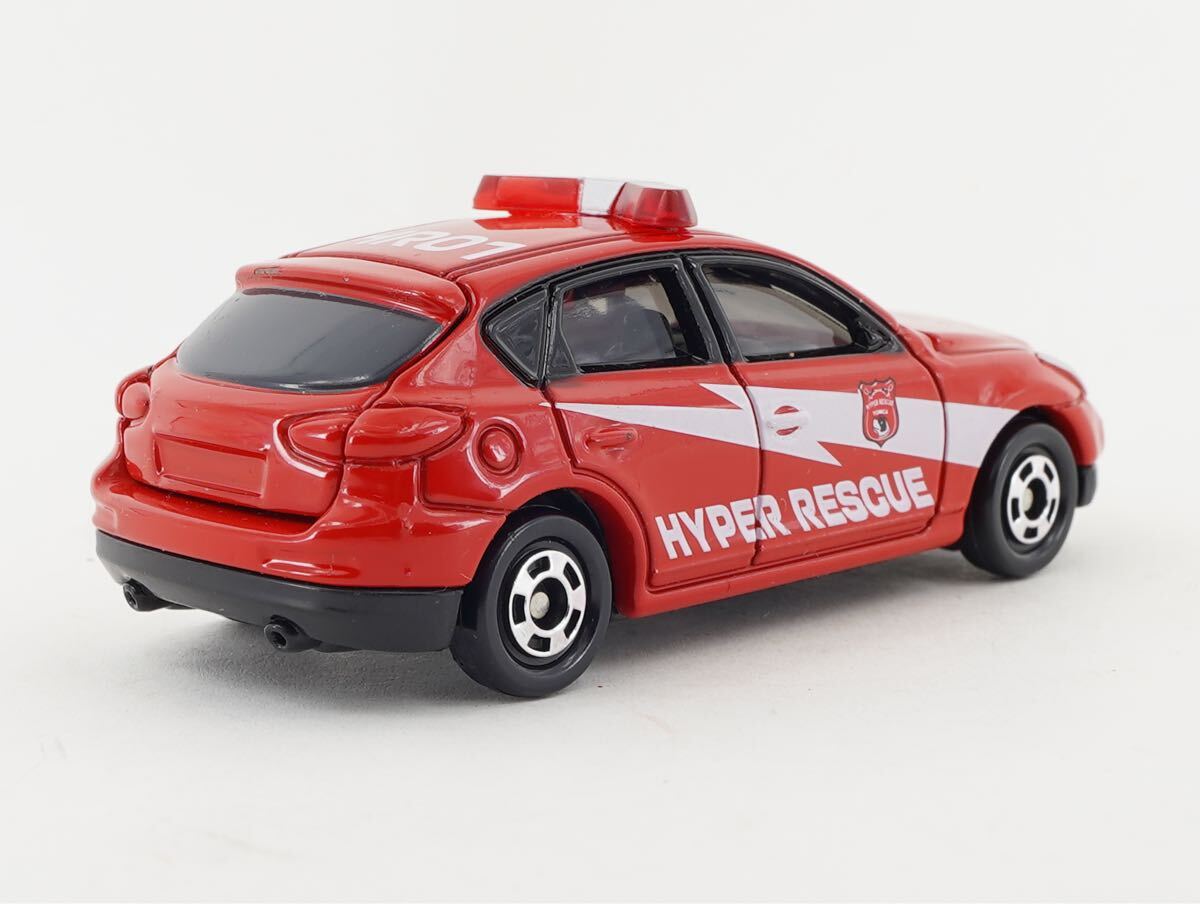 廃盤トミカ 日産 スカイライン クロスオーバー ハイパーレスキュー 機動巡回車Ⅱ型 2006年　《20台まで送料230円》ミニカー まとめ 消防車_2