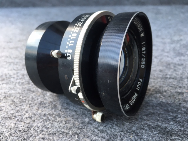 匿名配送＞FUJINON W 1:6.7/250 SEIKO FUJI PHOTO OPTICAL / 大判 中判