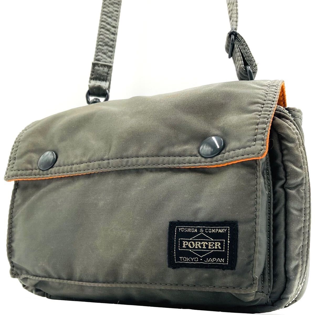 未使用級•廃盤希少色】 PORTER タンカー ウエストバッグ シルバー 