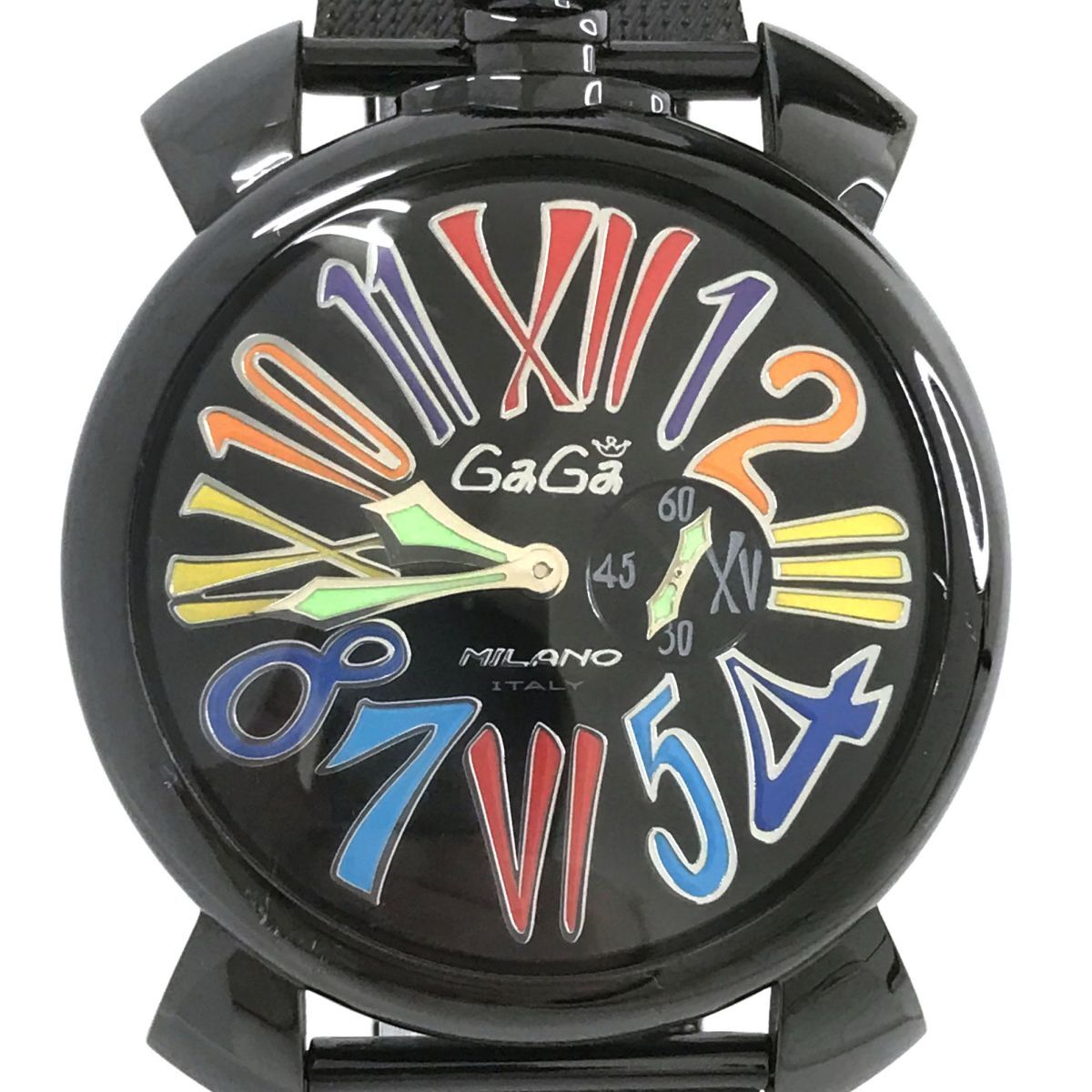 美品 GaGaMILANO ガガミラノ MANUALE 46 マヌアーレ 腕時計 5082