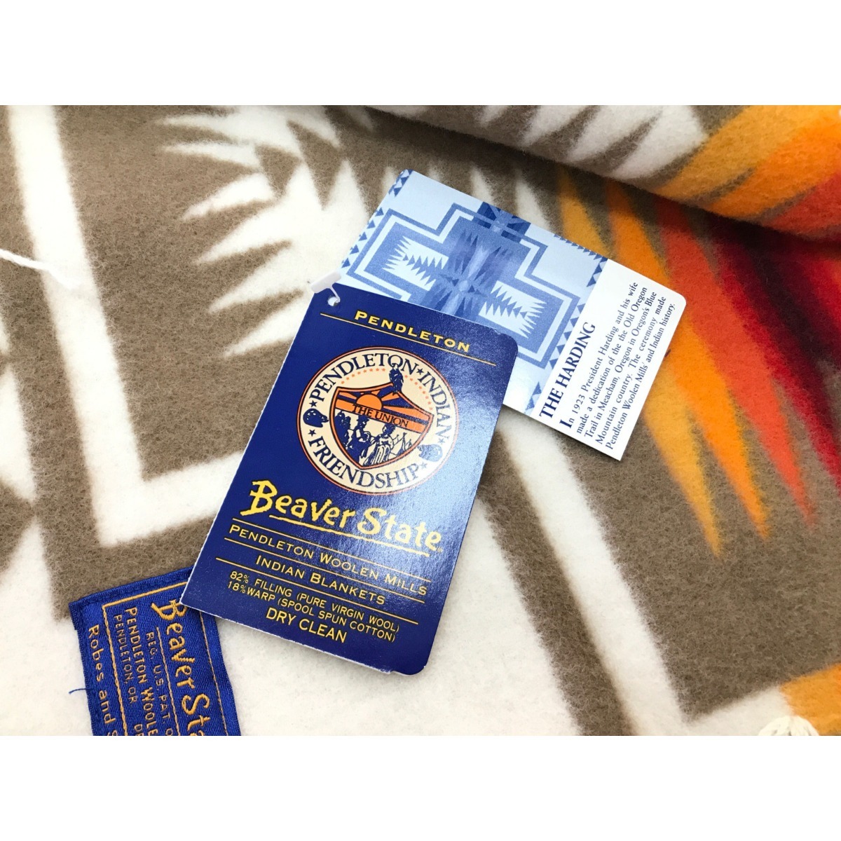 【新品未使用タグ付】 PENDLETON ペンドルトン ブランケット 膝掛け ▽▽ PENDLETON ペンドルトン ブランケット タグ付き 未使用に近い