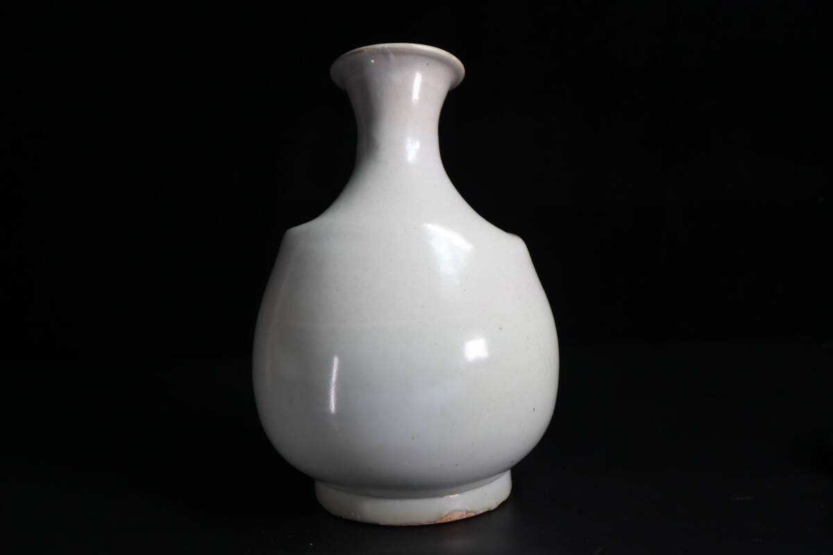 ◇雅◇ 李朝時代 朝鮮美術 李朝 李朝白磁 花瓶 壺 高さ25cm/2280g 高麗