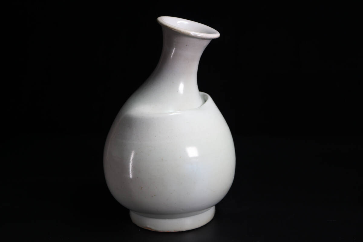 李朝　壺　花瓶 ◇雅◇ 李朝時代 朝鮮美術 李朝 李朝白磁 花瓶 壺 高さ25cm/2280g 高麗