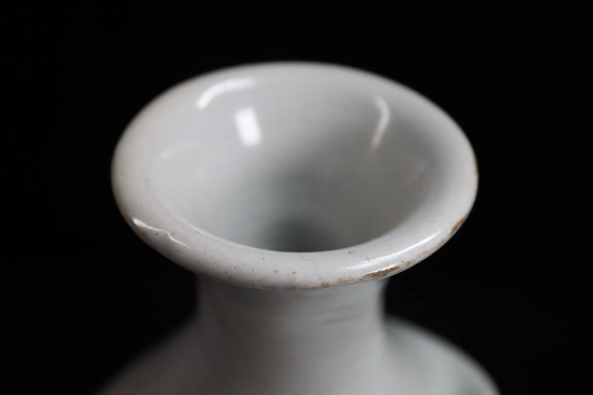 ◇雅◇ 李朝時代 朝鮮美術 李朝 李朝白磁 花瓶 壺 高さ25cm/2280g 高麗
