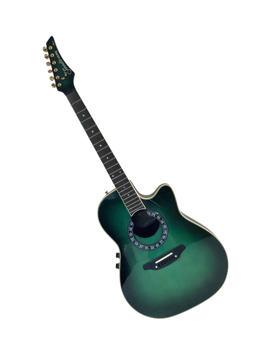 ☆ Morris エレアコ Tornado Z ECLIPSE 6弦 グリーン ブラック 全長103