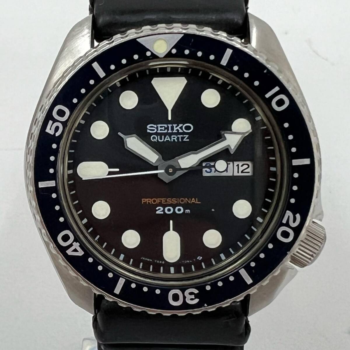 SEIKO ダイバーズ PROFESSIONAL 200m 7C43-6010 美品] 稼働品