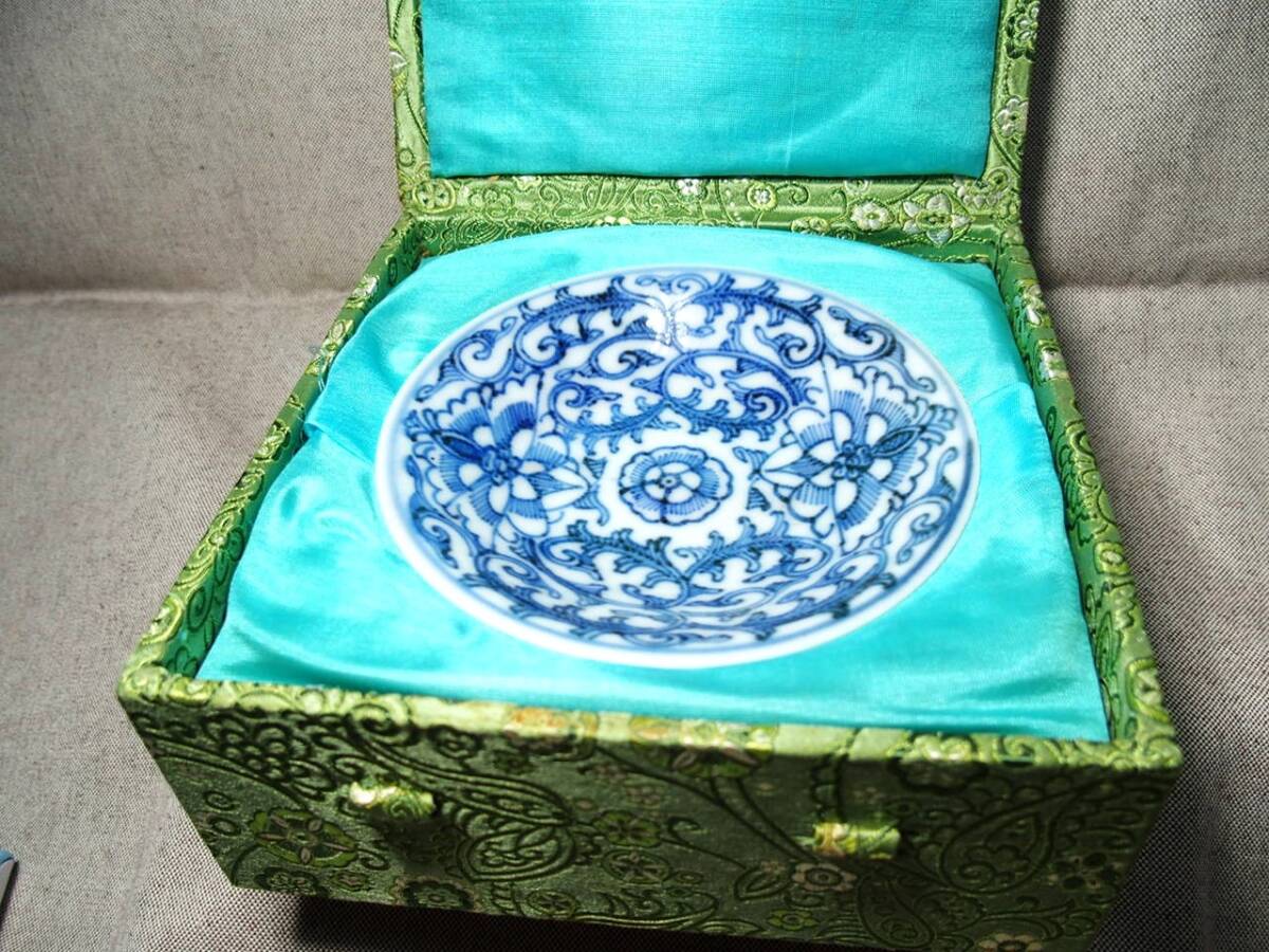 骨董品 中国美術 皿 絵皿 | 時代物 唐物 染付 アンティーク 粉彩