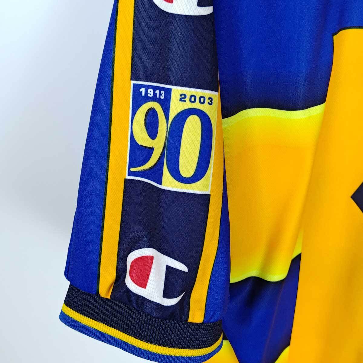 中古】チャンピオン サッカー 90周年 パルマAC 02/03 ユニフォーム 