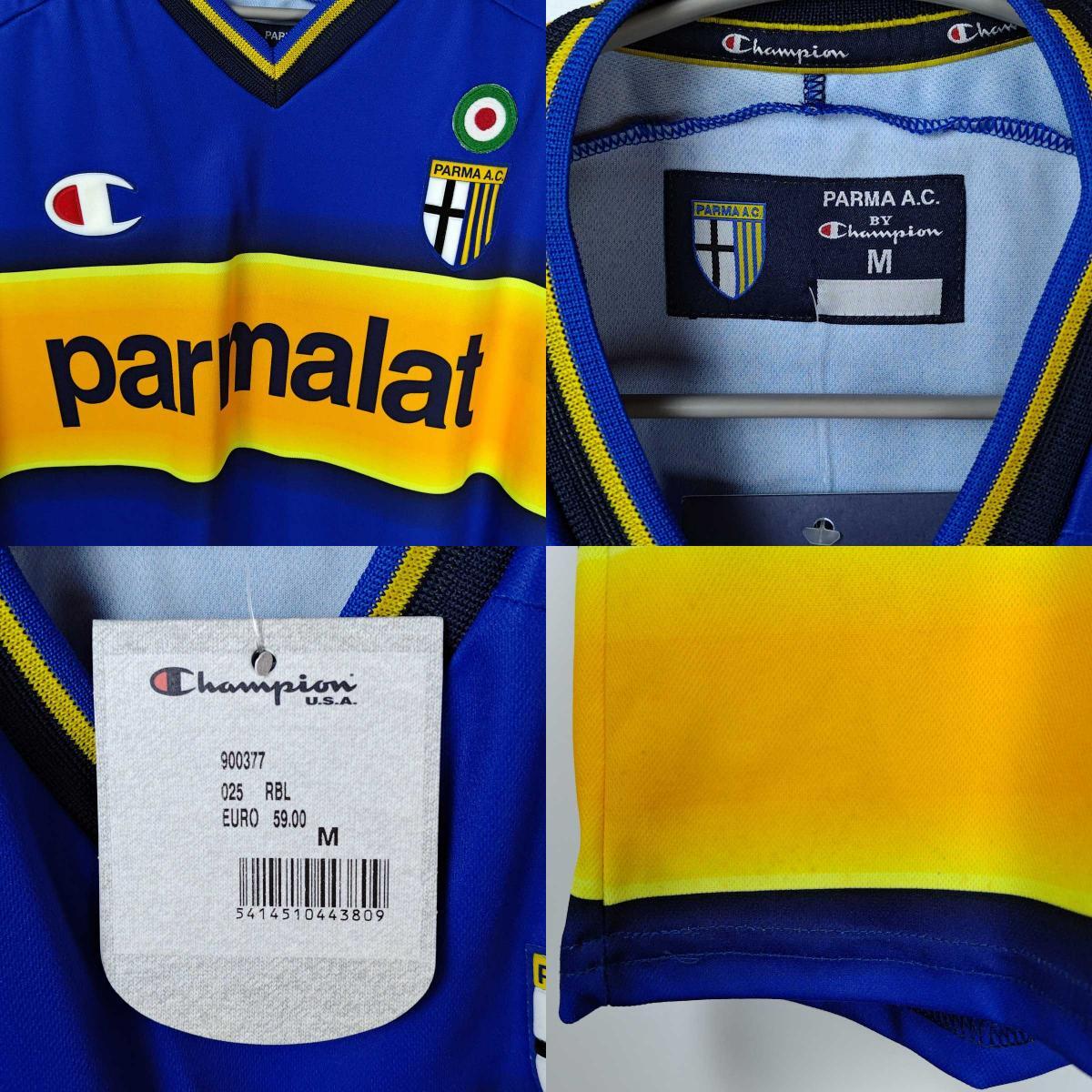 中古】チャンピオン サッカー 90周年 パルマAC 02/03 ユニフォーム
