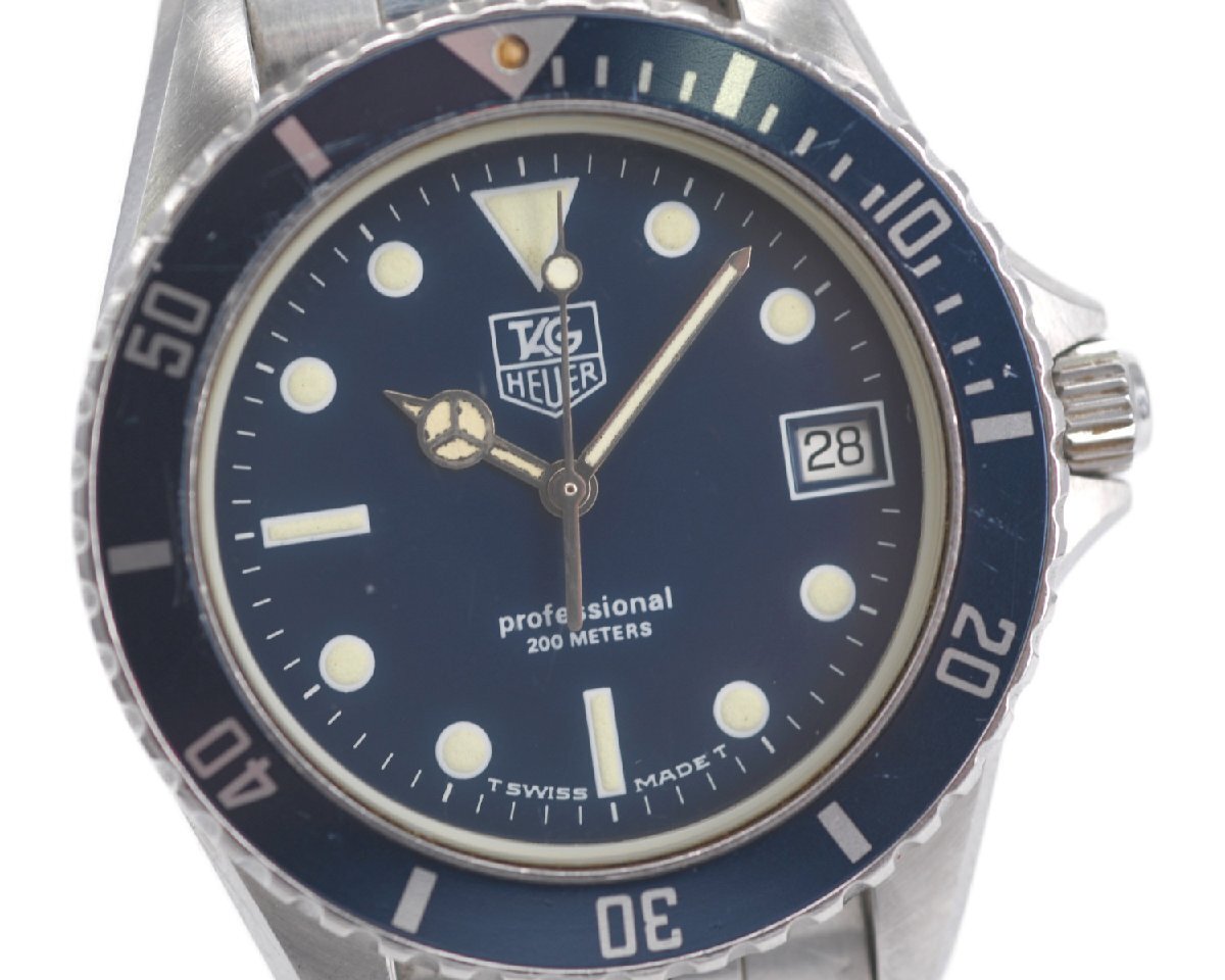 レア] 稼働品【TAG Heuer】タグホイヤー プロフェッショナル200m