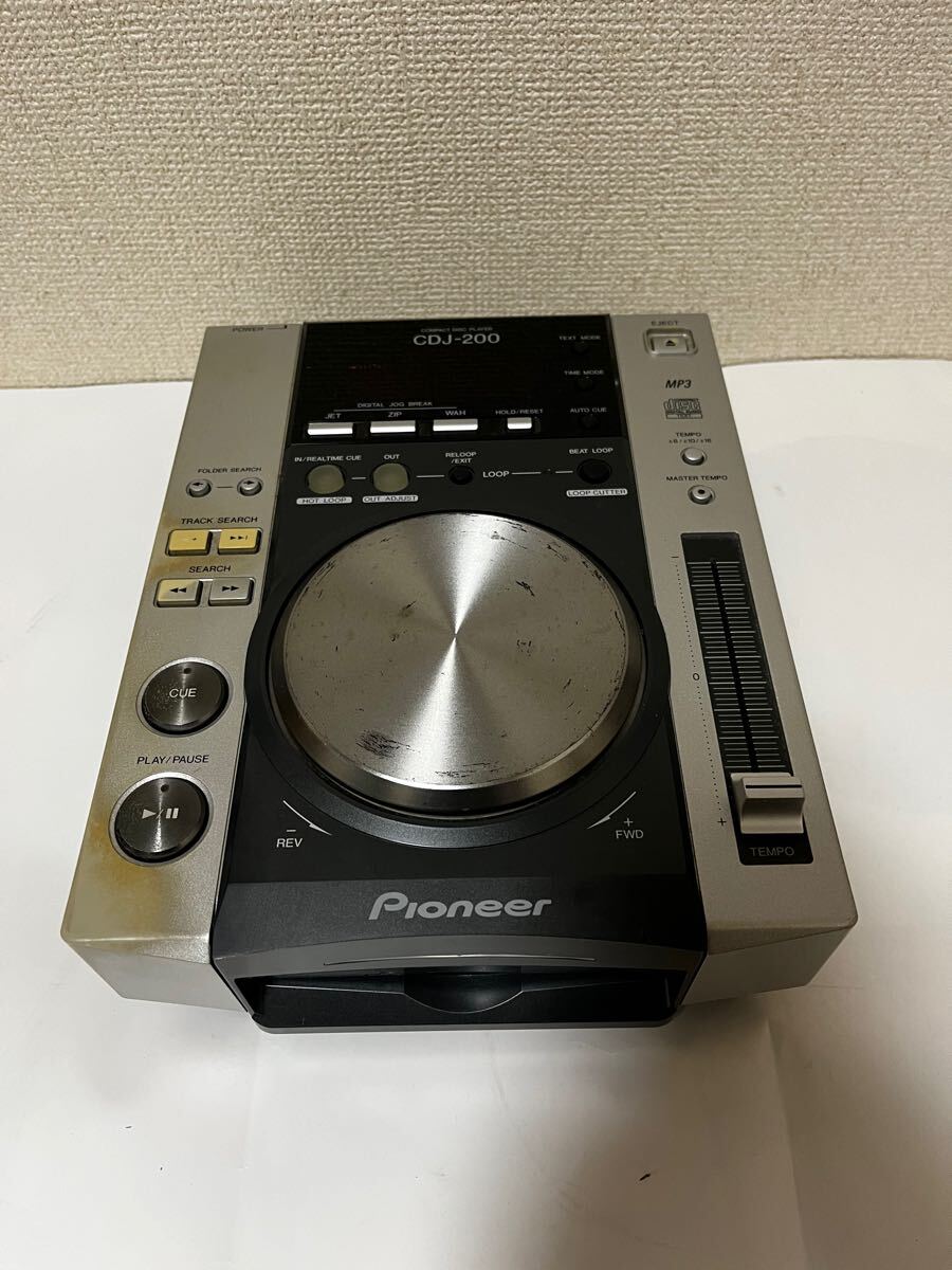 Pioneer CDJ-200 パイオニア CDJプレーヤー 通電確認済み Pioneer CDJ-200 パイオニア CDJ 通電確認済 09年製 【公式通販】