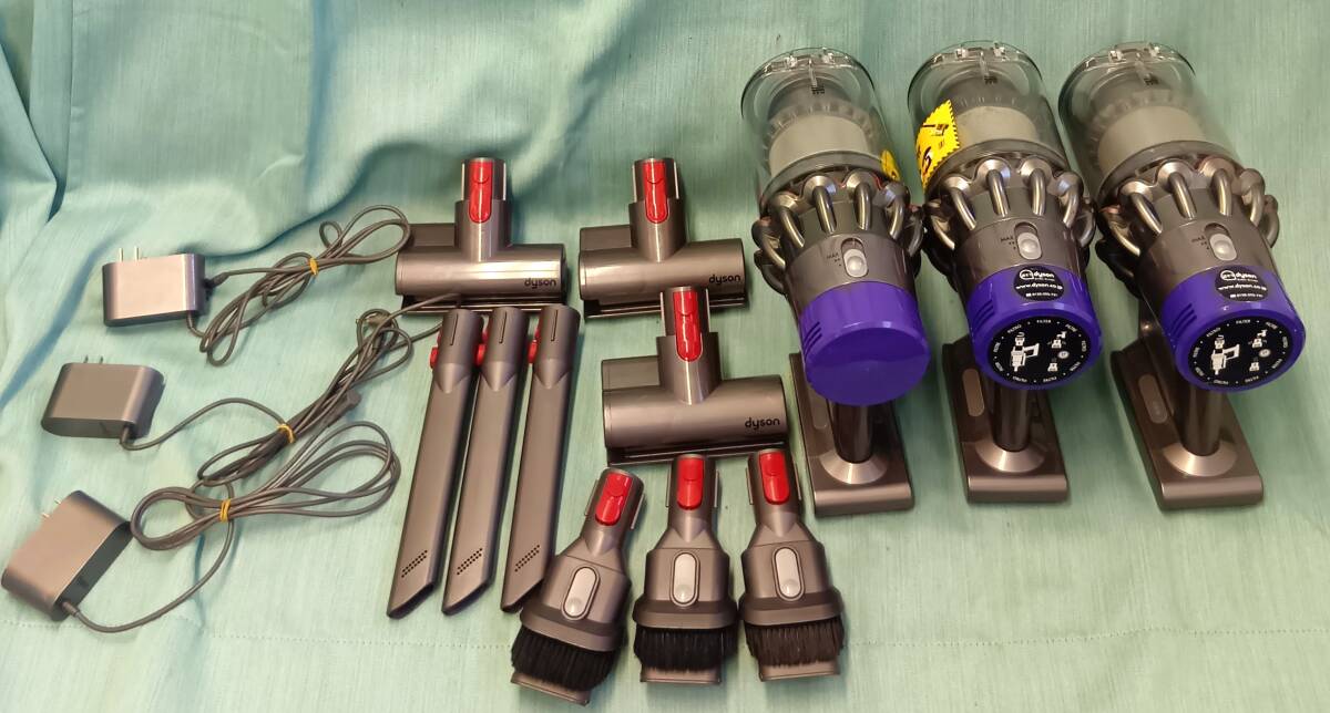 1054_1091_1868】 ジャンク品 ダイソン SV12 本体 ジャンク3台セット