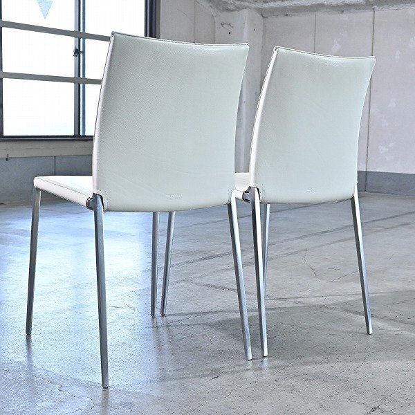高級家具 ザノッタ 「LIA」30万 チェア 2脚セット ロベルト