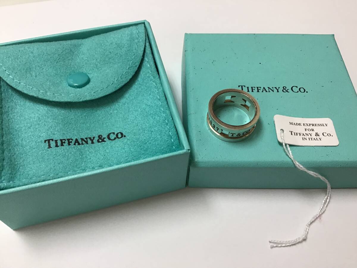 0693□TIFFANY&Co. ティファニー 1837 エレメント リング SV925