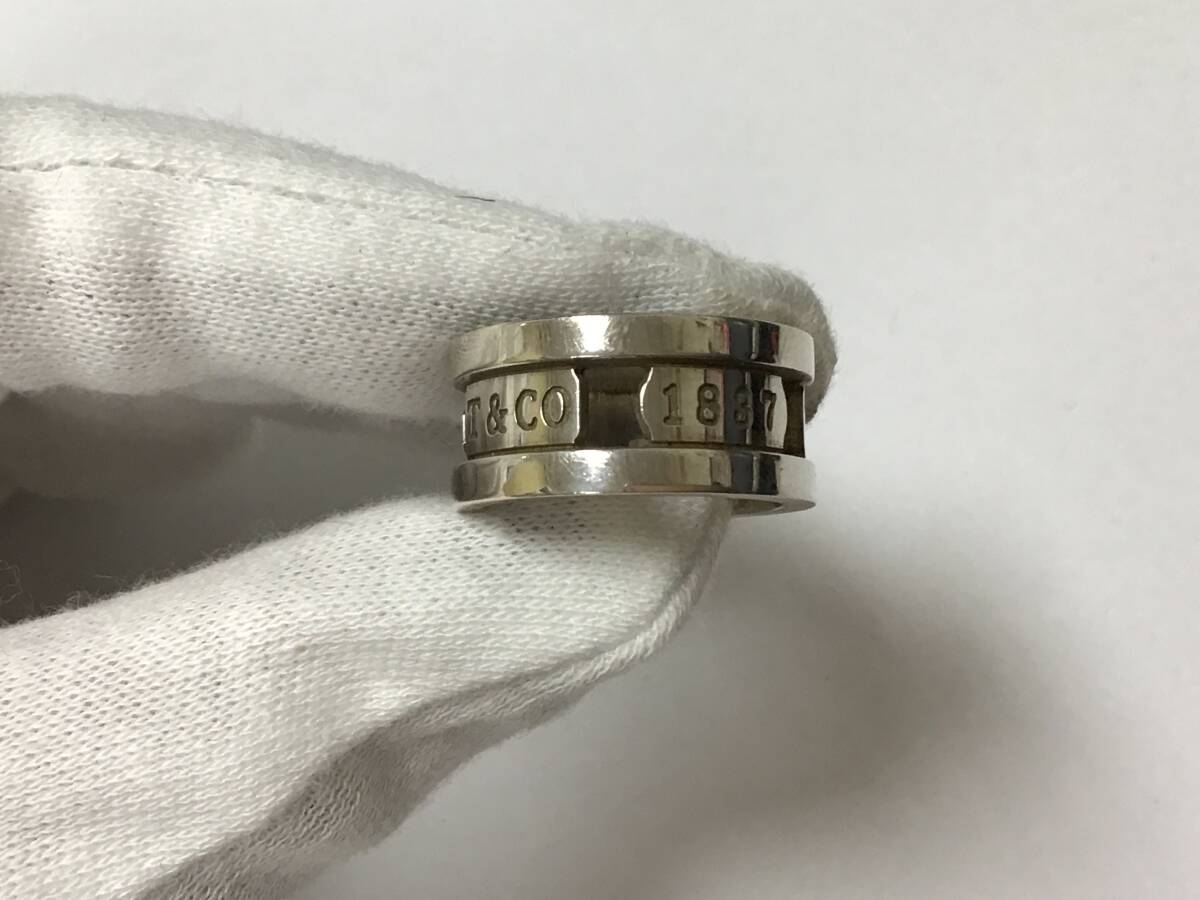 0693□TIFFANY&Co. ティファニー 1837 エレメント リング SV925