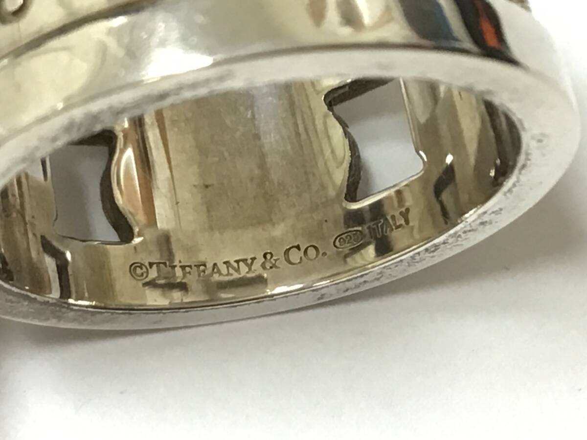 0693□TIFFANY&Co. ティファニー 1837 エレメント リング SV925