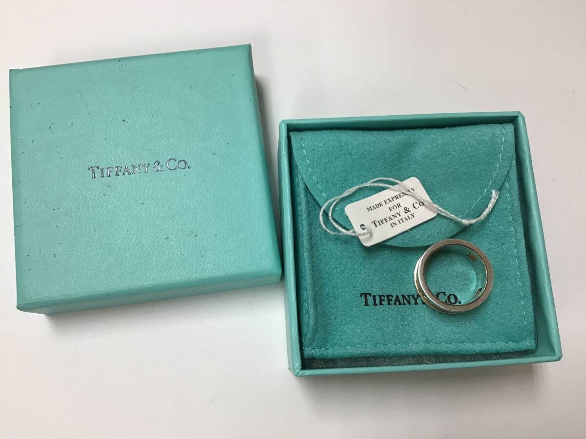 0693□TIFFANY&Co. ティファニー 1837 エレメント リング SV925
