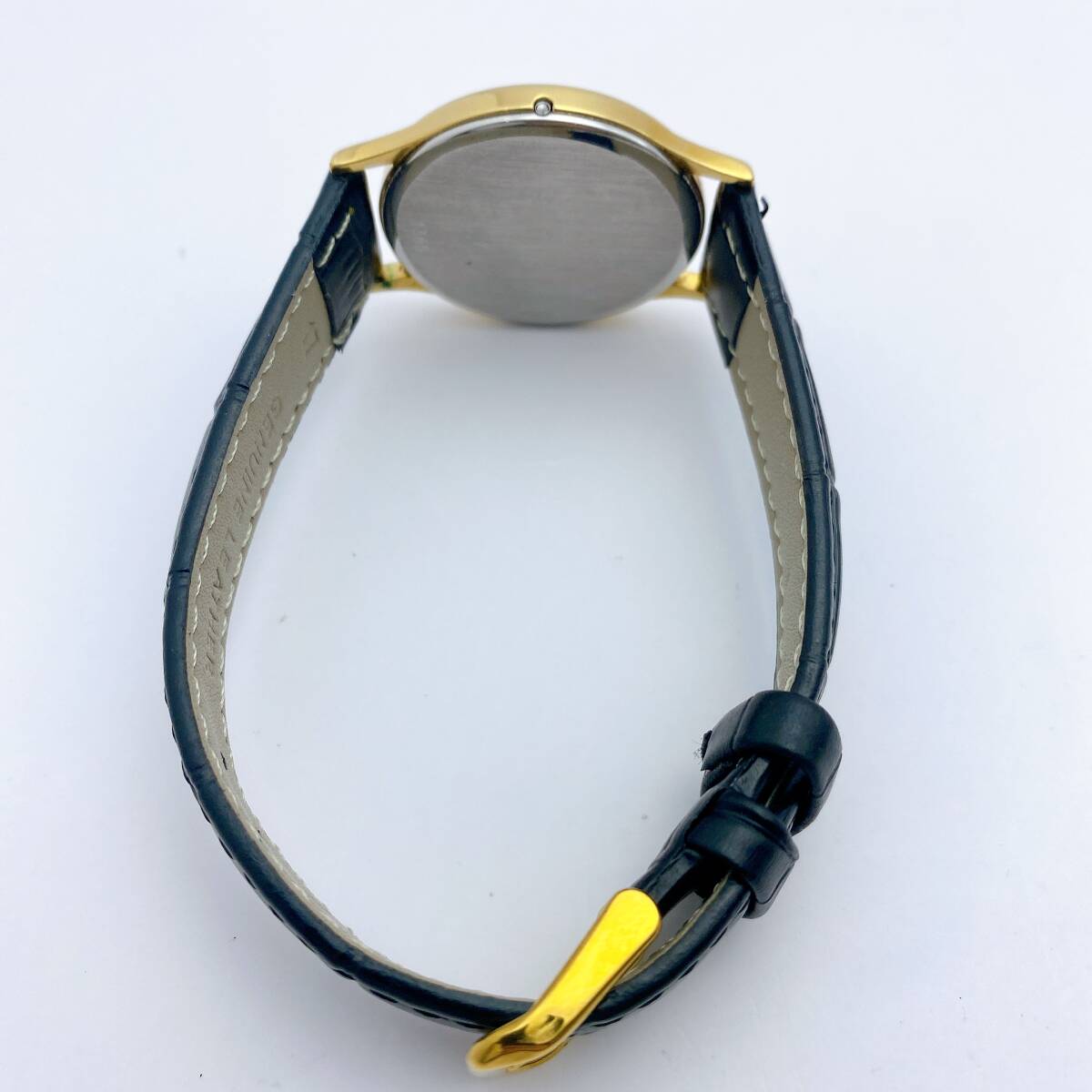 稼働】美品 オメガ OMEGA デビル DEVILLE メンズ 腕時計 クオーツ QZ