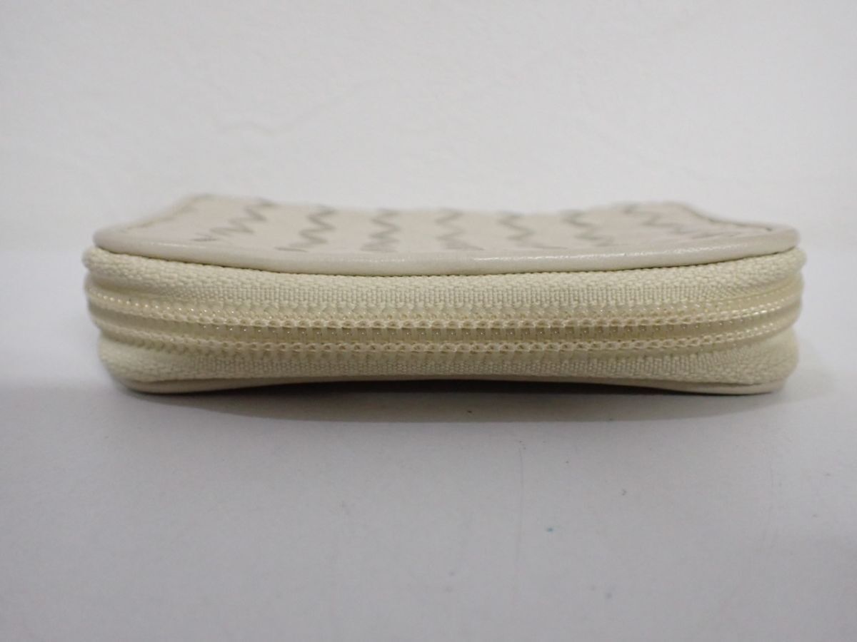 K627/6B□BOTTEGA VENETA ボッテガ・ヴェネタ コインケース ホワイト 