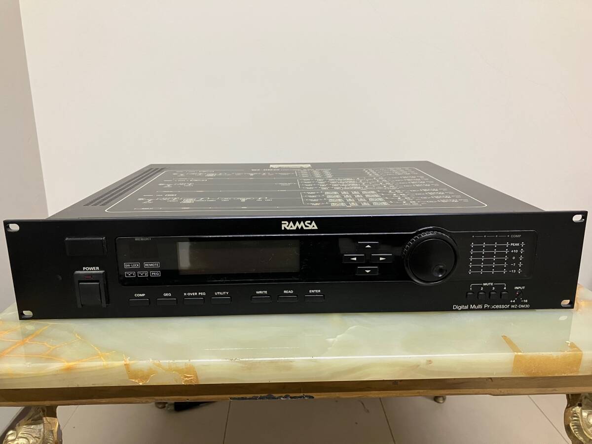 オーディオ機器 Panasonic RAMSA デジタルマルチプロセッサ WZ-DM30