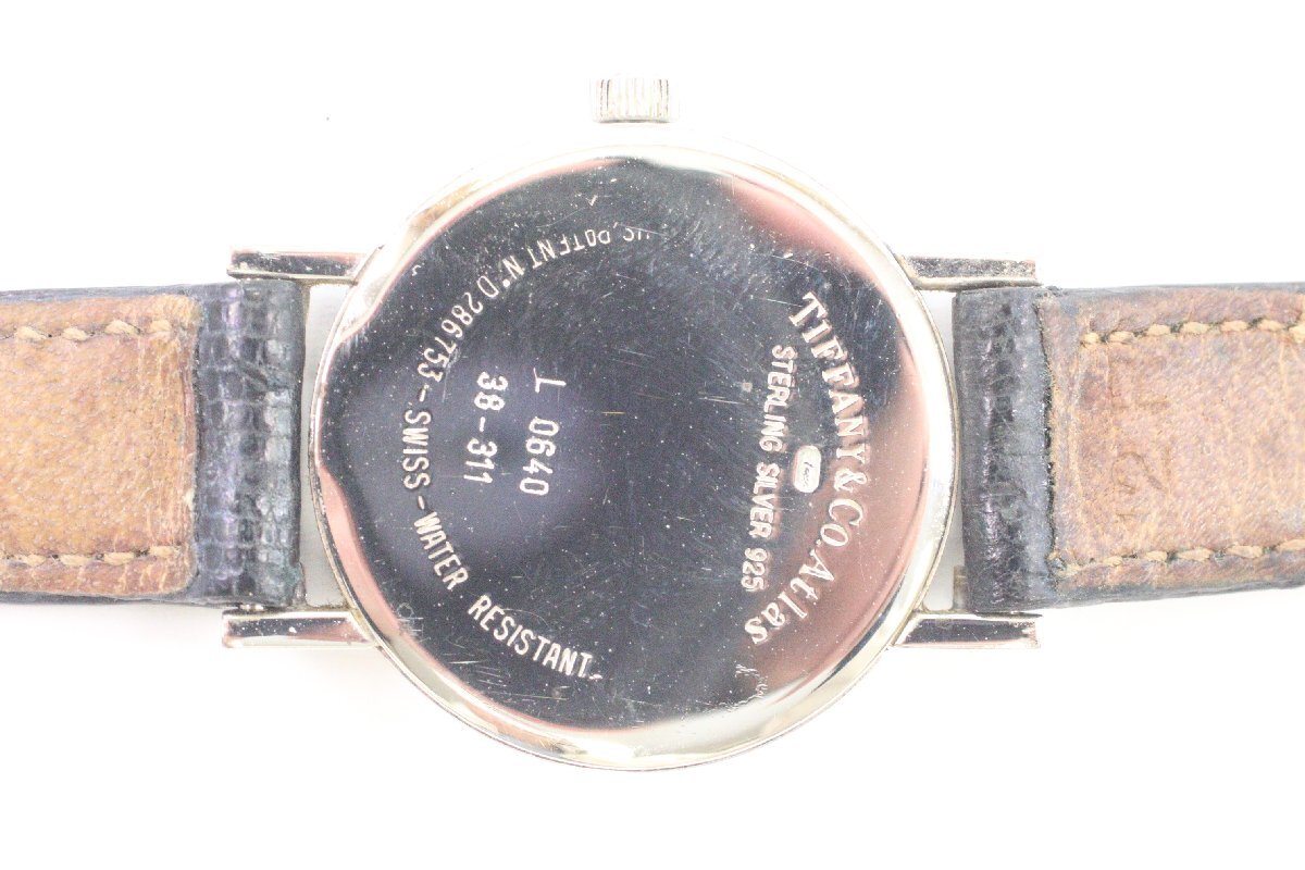 TIFFANY&Co. ティファニー アトラスL0640 SV925 シルバー 約20.7ｇ クォーツ 2針 レディース 腕時計 箱有 4259-HA_3