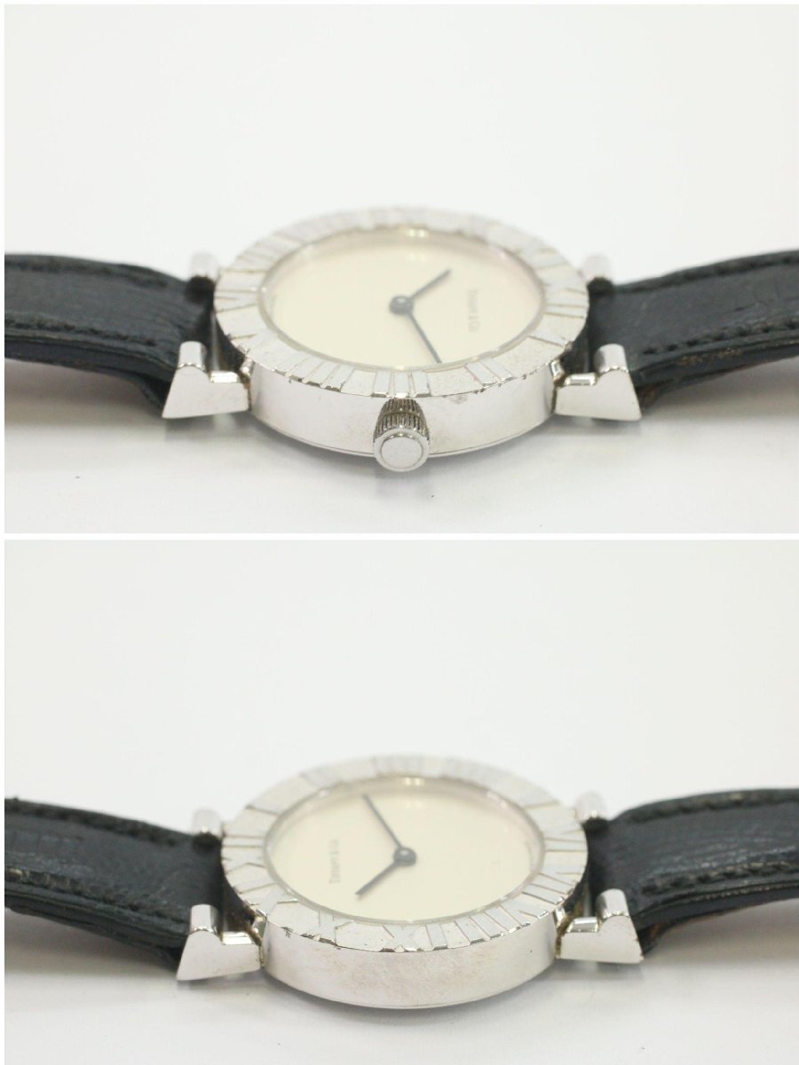 TIFFANY&Co. ティファニー アトラスL0640 SV925 シルバー 約20.7ｇ クォーツ 2針 レディース 腕時計 箱有 4259-HA_4