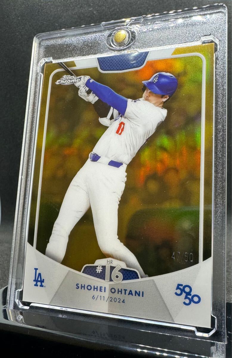 ☆1円スタート☆ 2024 Topps 50/50 大谷翔平 shohei ohtani HR #16 