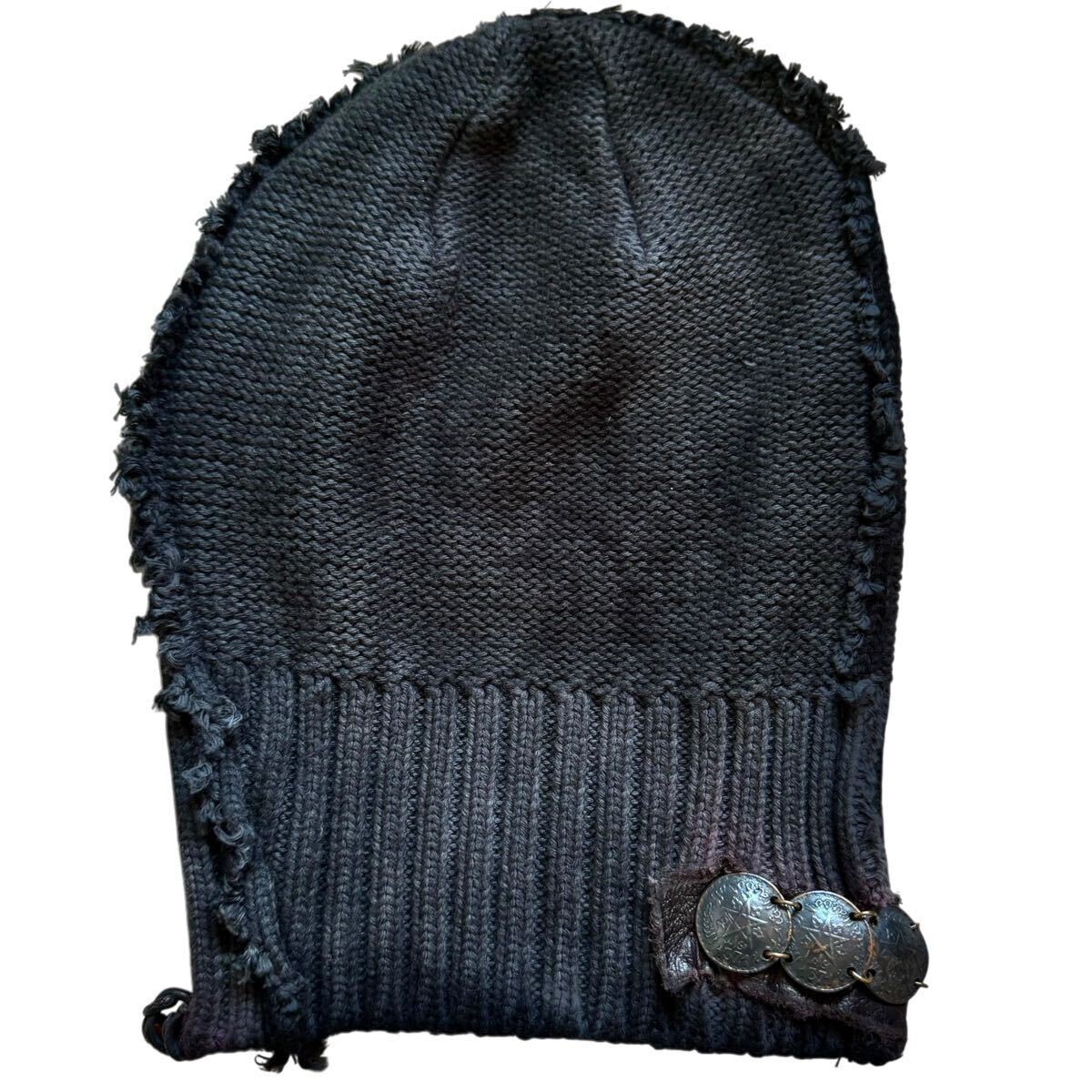 14th addiction Archive Distressed Beanie アーカイブ ニットキャップ