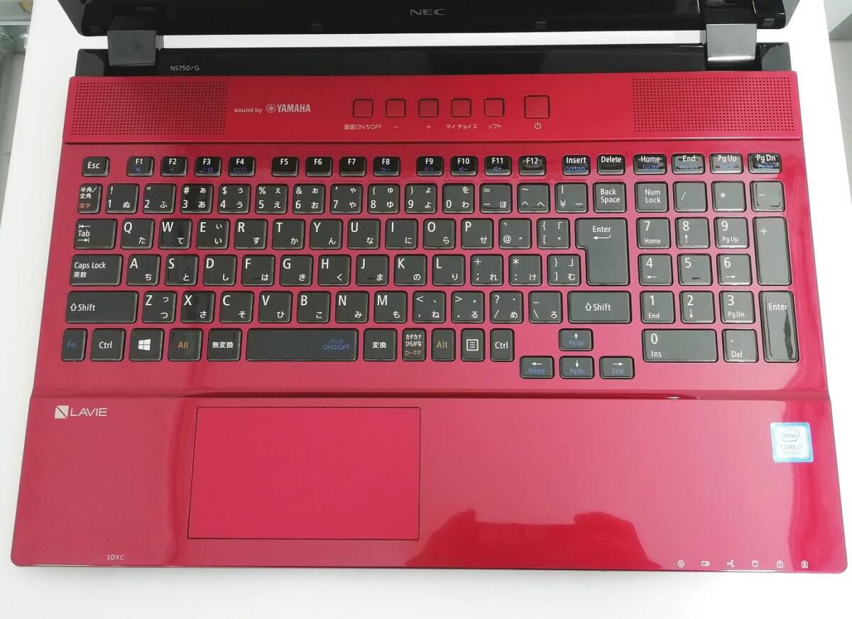 ノートPC LAVIE PC-NS750GAR i7-7500 タッチパネル 256GB