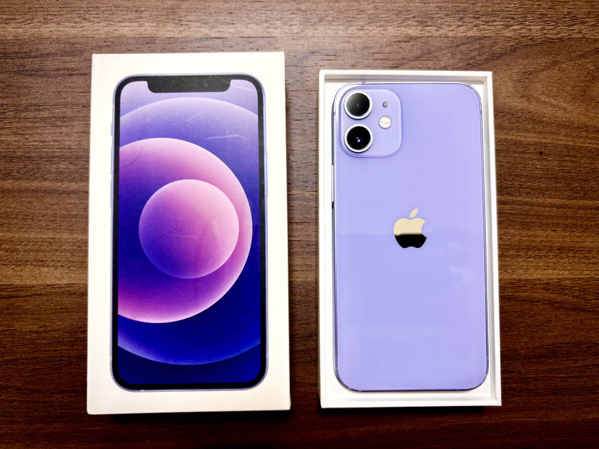 ☆おまけ付き】iPhone 12 mini パープル 128GB SIMフリー 【公式通販】
