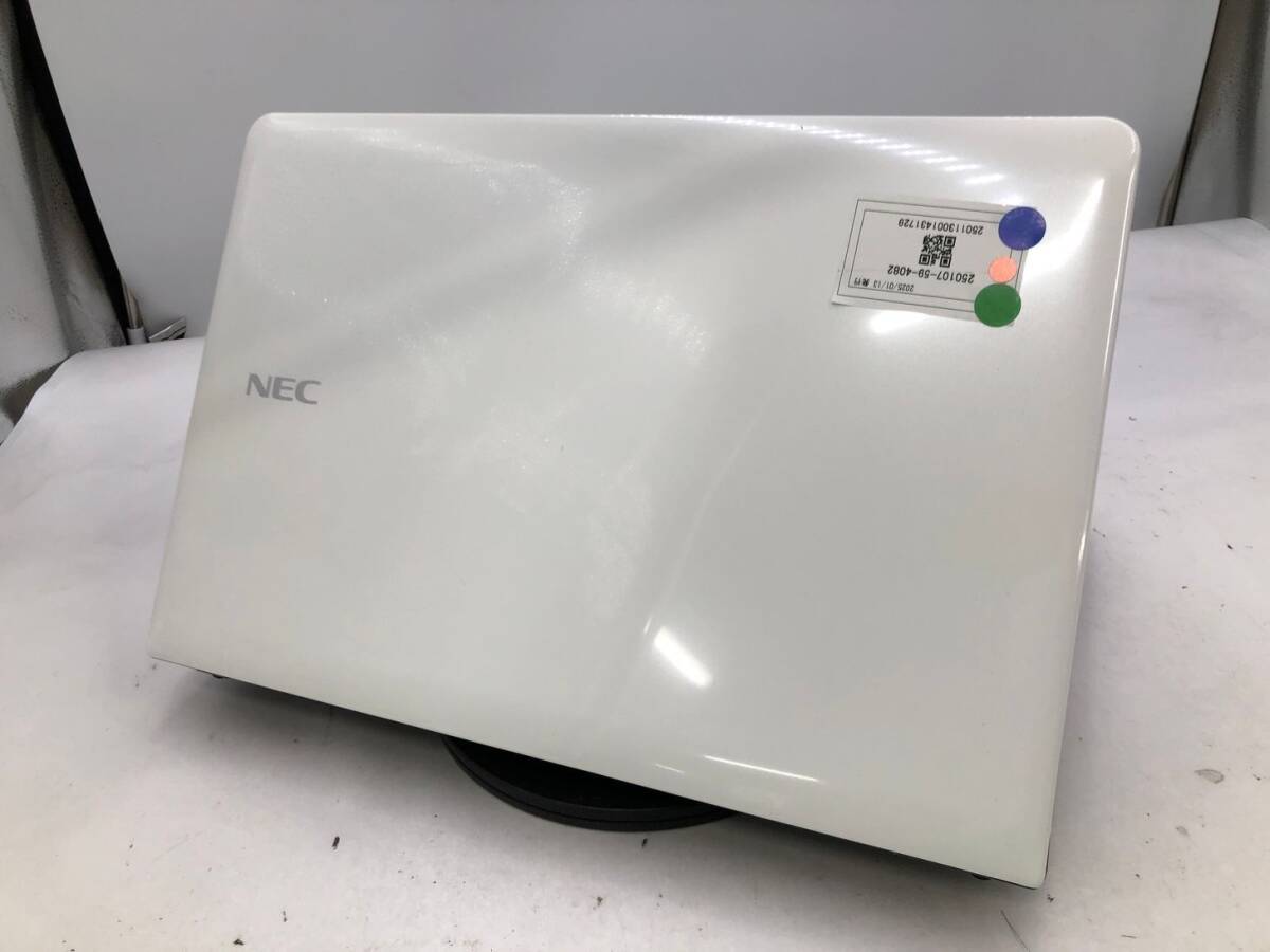 NEC/ノート/HDD 750GB/第4世代Core i3/メモリ4GB/WEBカメラ有/OS無