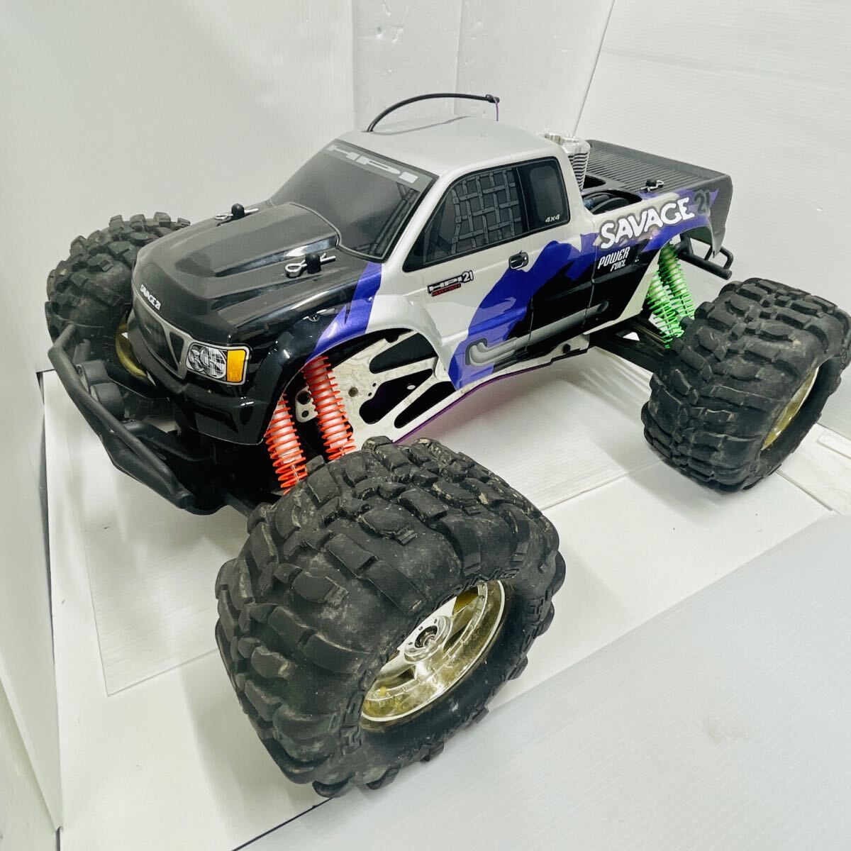 140/W6□1円〜 エンジンカー HPI SF-2 SERVO サベージ21 ラジコン RC