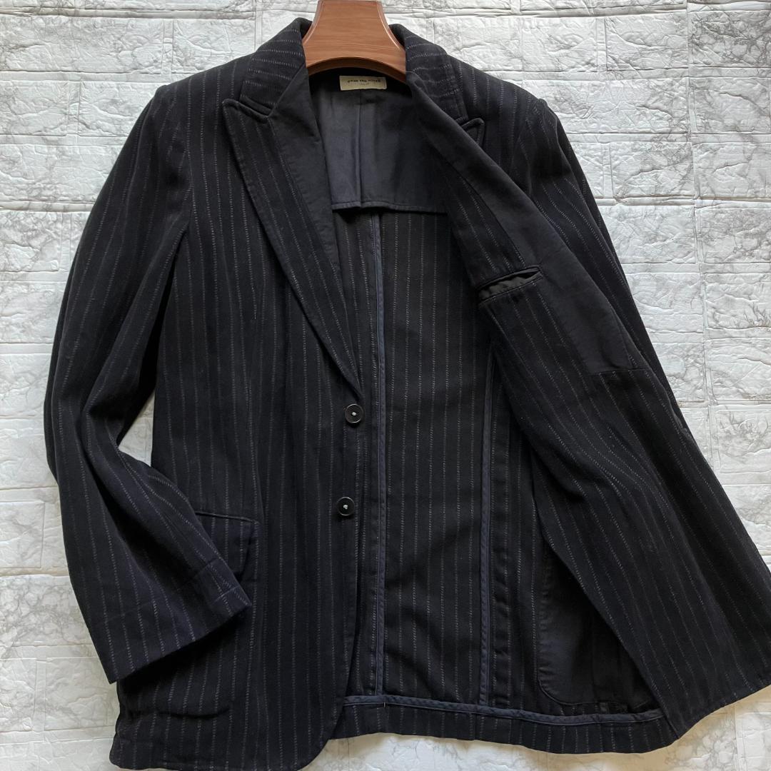 美品 DRIES VAN NOTEN テーラードジャケット ストライプ ドリスヴァン 